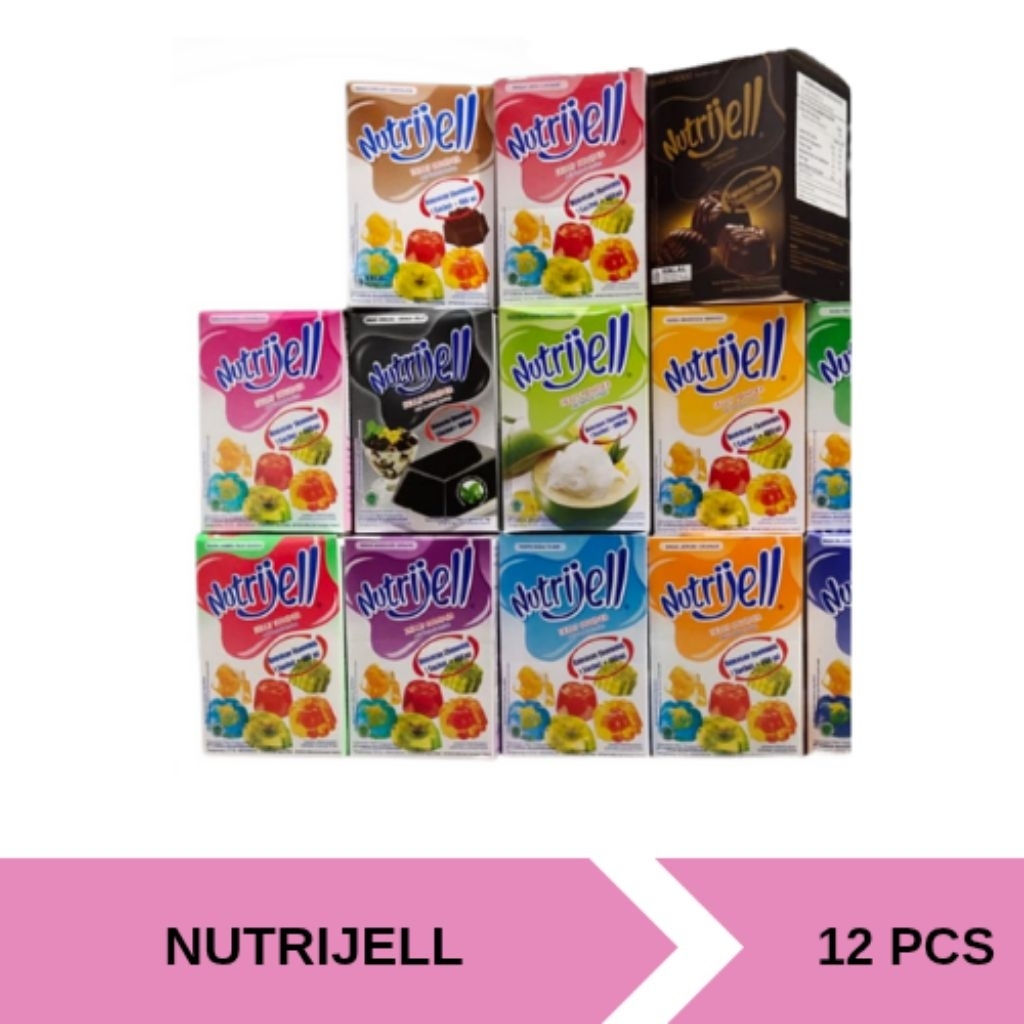

NUTRIJELL JELLY POWDER 15 gr isi 12 pcs
