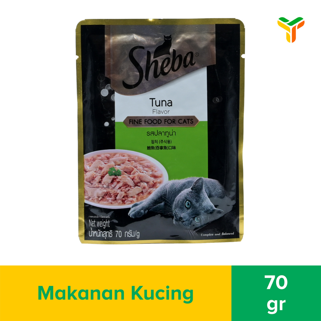 

Sheba Tuna Pouch Isi 70 Gram