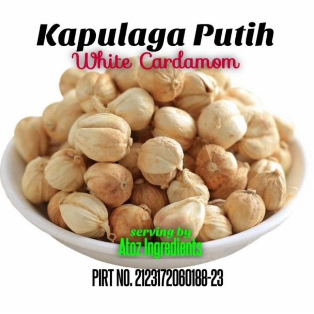 

Cardamon White - Lokal 100gram / Kapulaga Putih - Lokal 100gram