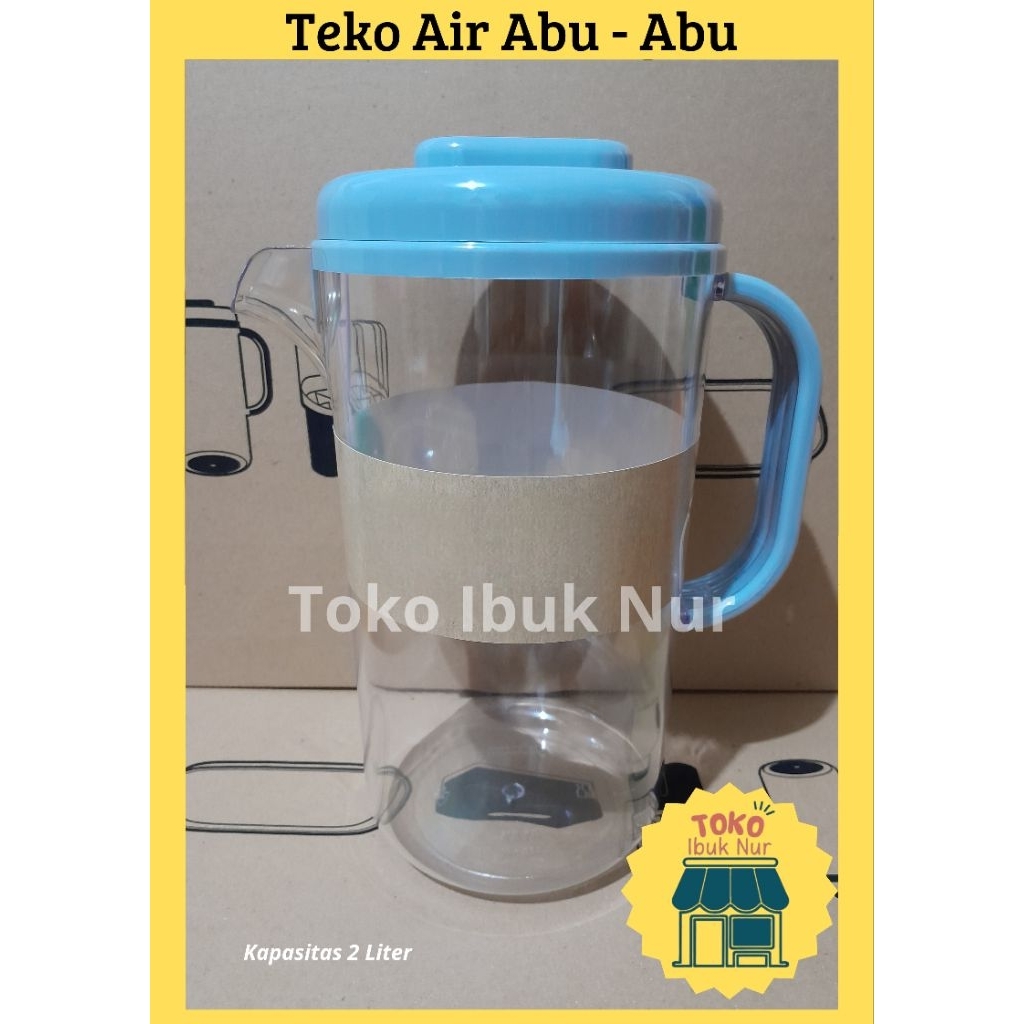 Technoplast Teko Air Minum 2 Liter Water Jug Abu Abu