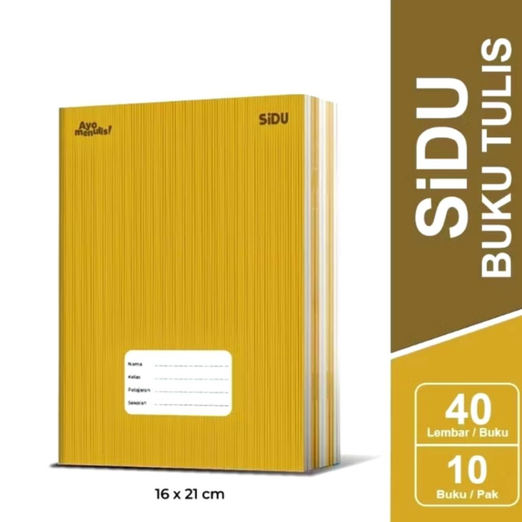 

Gbs BUKU TULIS SIDU ISI 40 LBR
