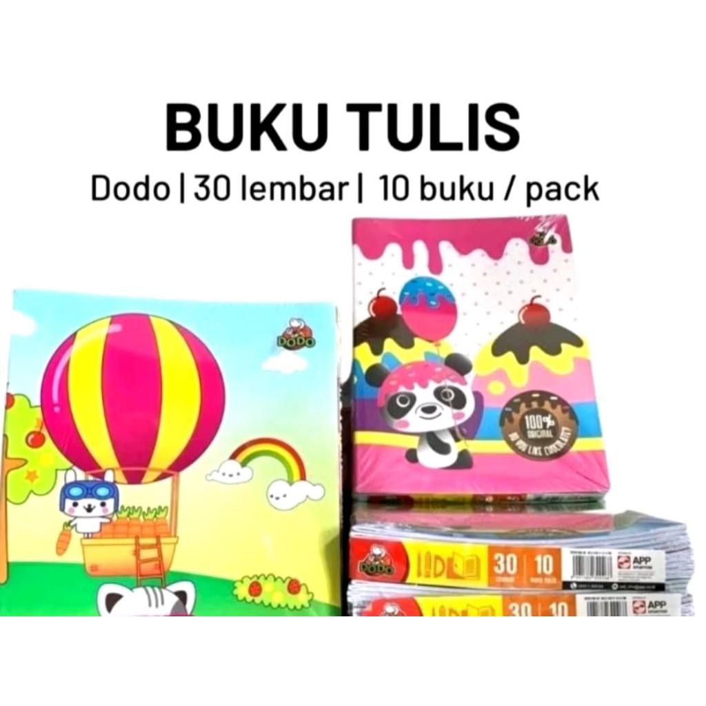 

Gsb BUKU TULIS DODO ISI 30 LBR