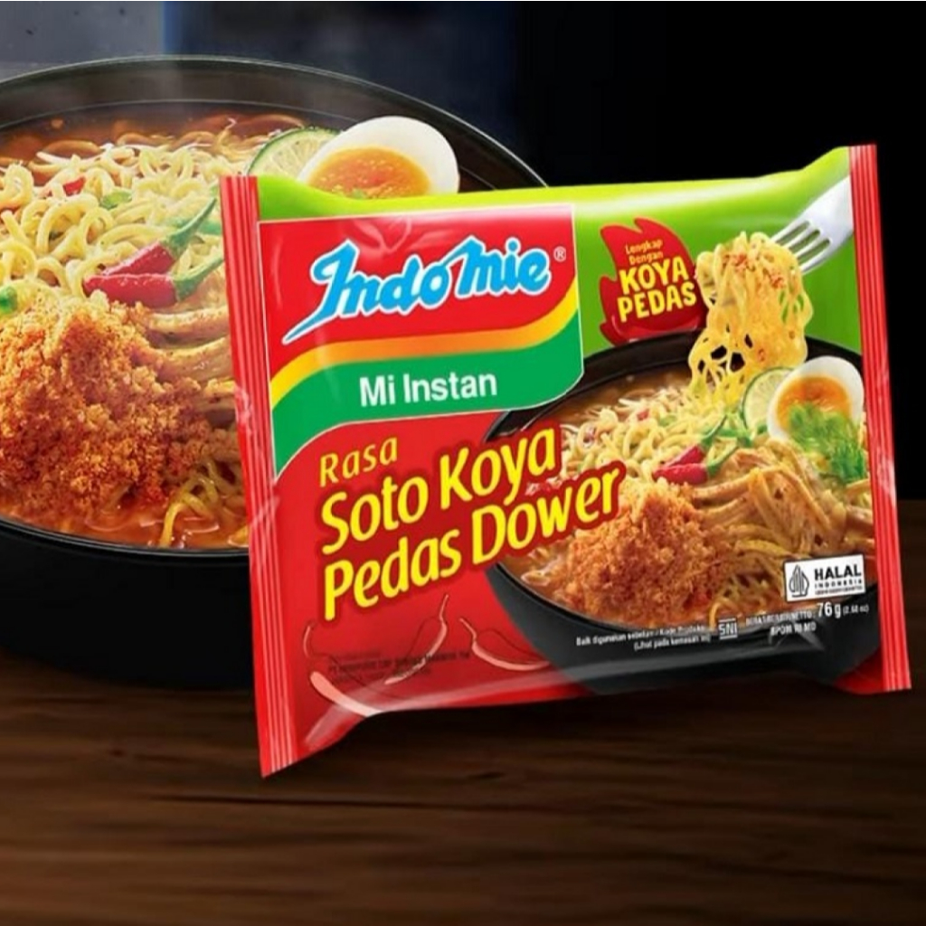 

Indomie Soto Koya Pedas Dower