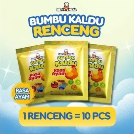 

HEPI MEAL 1 Renceng Bumbu Kaldu Terfortifikasi | Cocok untuk Bumbu MPASI