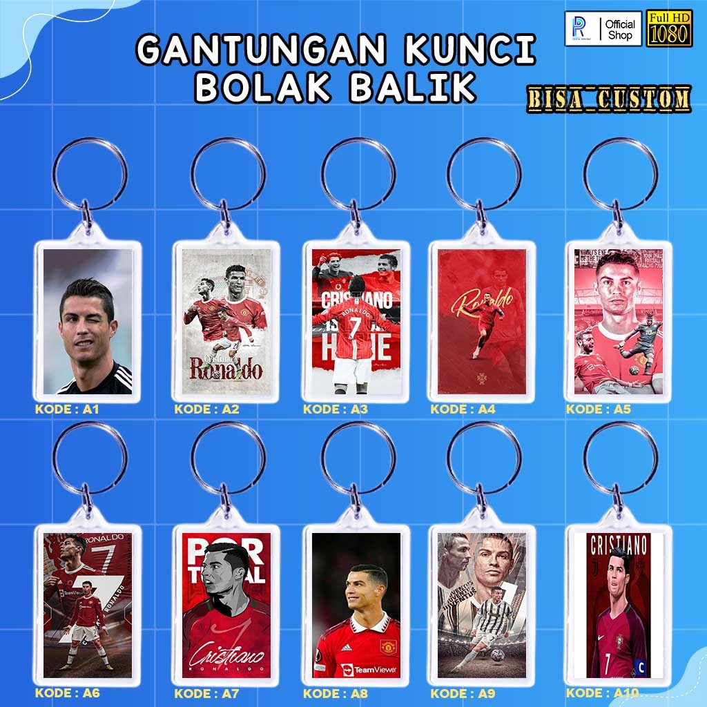 GANTUNGAN KUNCI AKRILIK CRISTIANO RONALDO1 / GANCI CRISTIANO RONALDO1 / GANTUNGAN KUNCI CRISTIANO RO