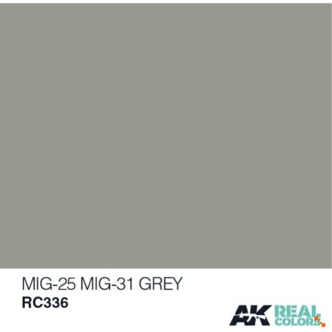 MIG-25 MIG-31 GREY RC336 - real color lacquer - model kit paint