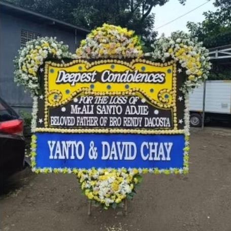 karangan bunga duka cita di bandung