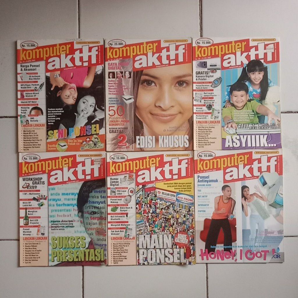 Majalah KOMPUTER AKTIF Original Bekas