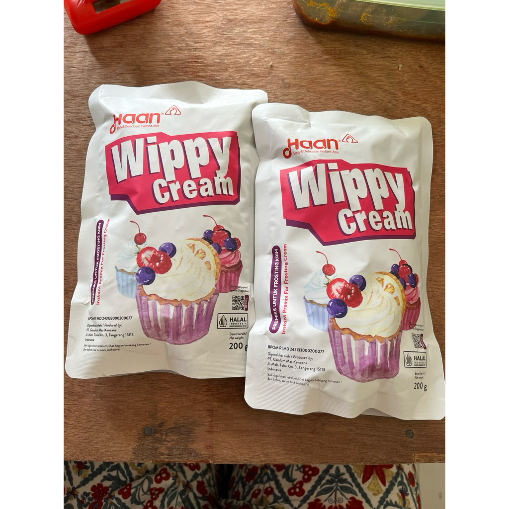 

HAAN Whipped Cream wippy cream pouch 200g