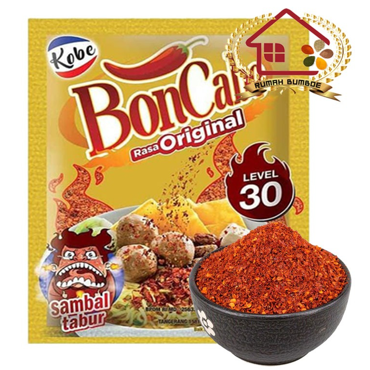 

(1 sachet) KOBE BONCABE Level 30 Sambal Tabur Original Sachet 4.5gr
