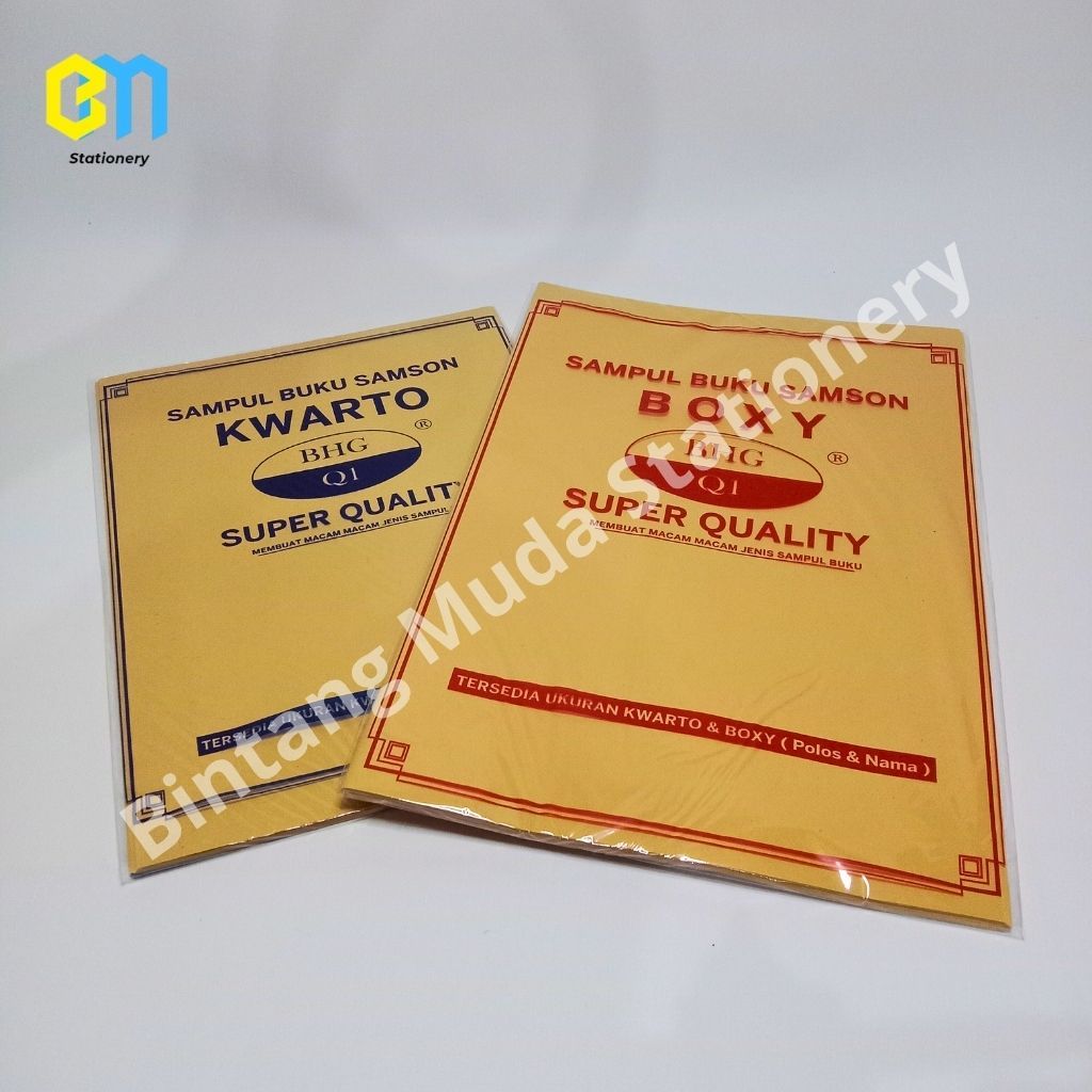 

Sampul Buku Coklat Polos Ukuran Kwarto & Boxy Isi 20 Lembar