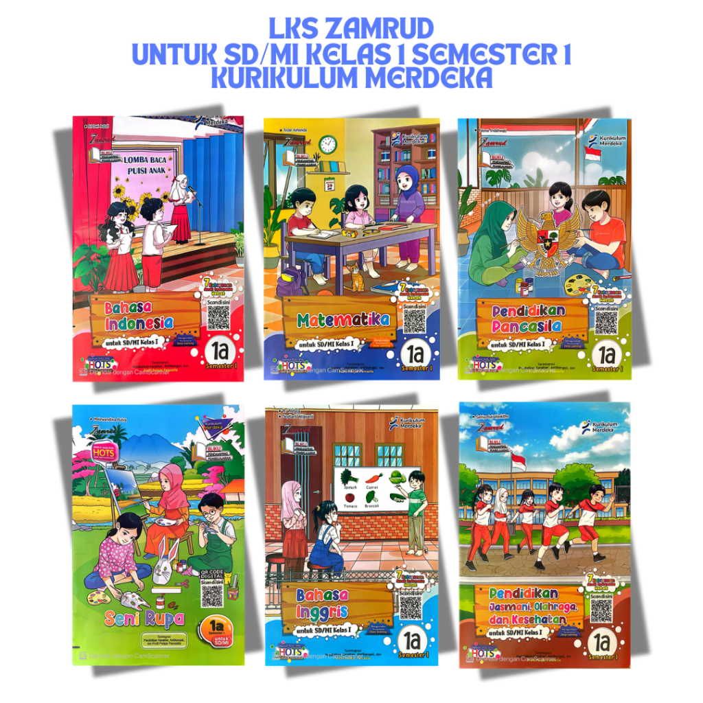 LKS Zamrud untuk SD/MI Kelas 1 Semester 1 Kurikulum Merdeka