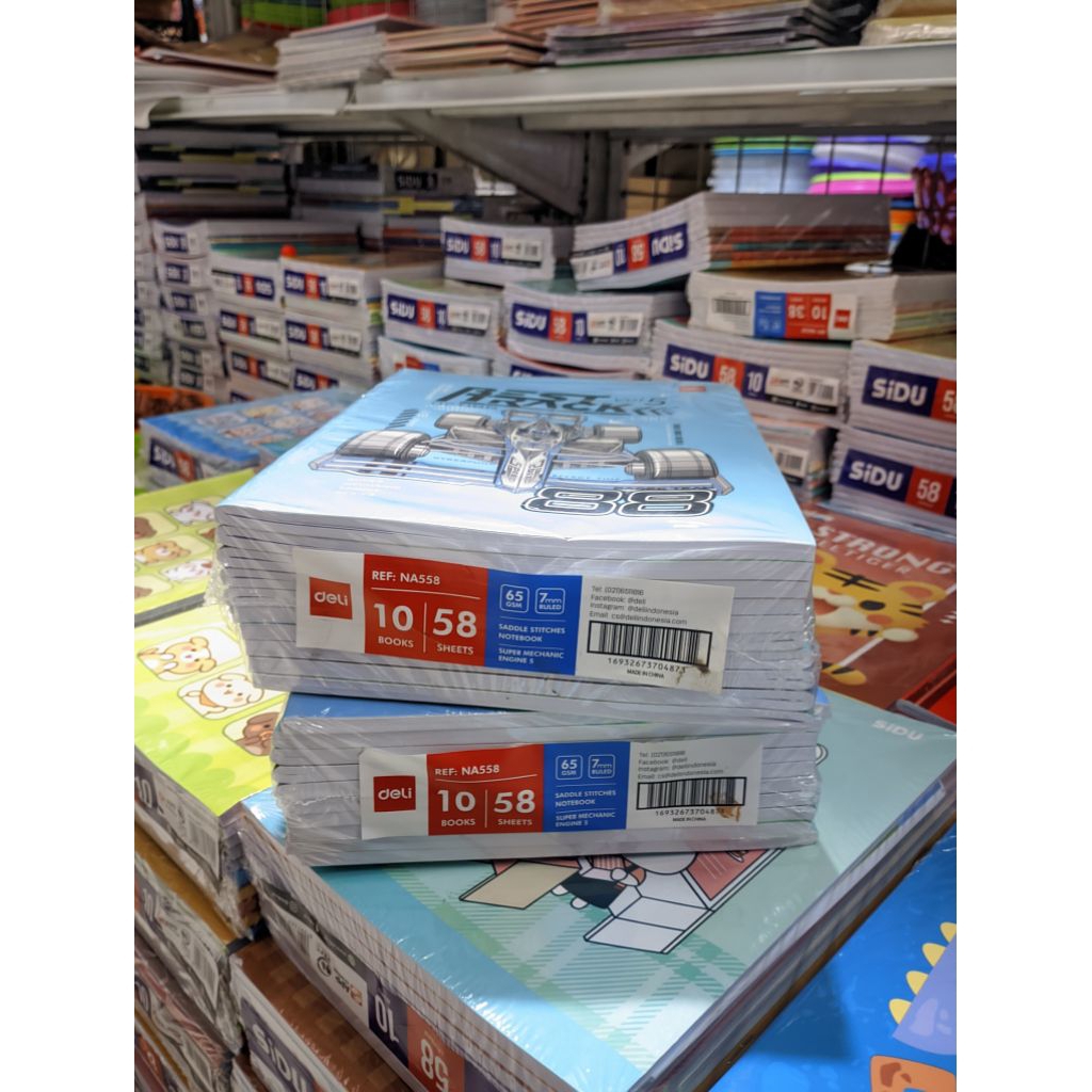 

Buku Tulis Deli Isi 58 Lembar | Buku Tulis Anak Sekolah