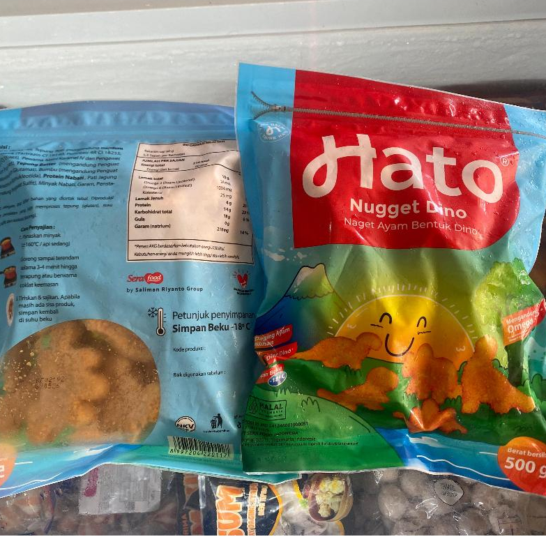 

Hato Nugget Dino 500g