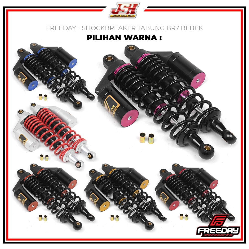 Shockbreaker Shock Belakang Freeday Bebek Tabung 280mm 320mm 340mm Cb 150 CB GL 100 GL Pro Astrea Gr