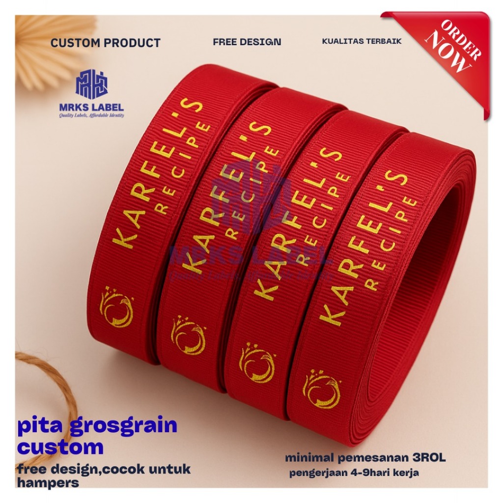 

Pita grossgrain/Pita custom/Pita sablon/Grosgrain premium
