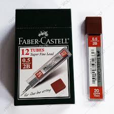 

FABER CASTELL - REFILL PENCIL / ISI PENSIL MEKANIK SUPER FINE LEADS 0.5 20 LEADS