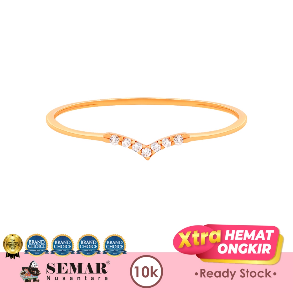 Cincin Emas Mini Aurel Gold 10K Semar Nusantara