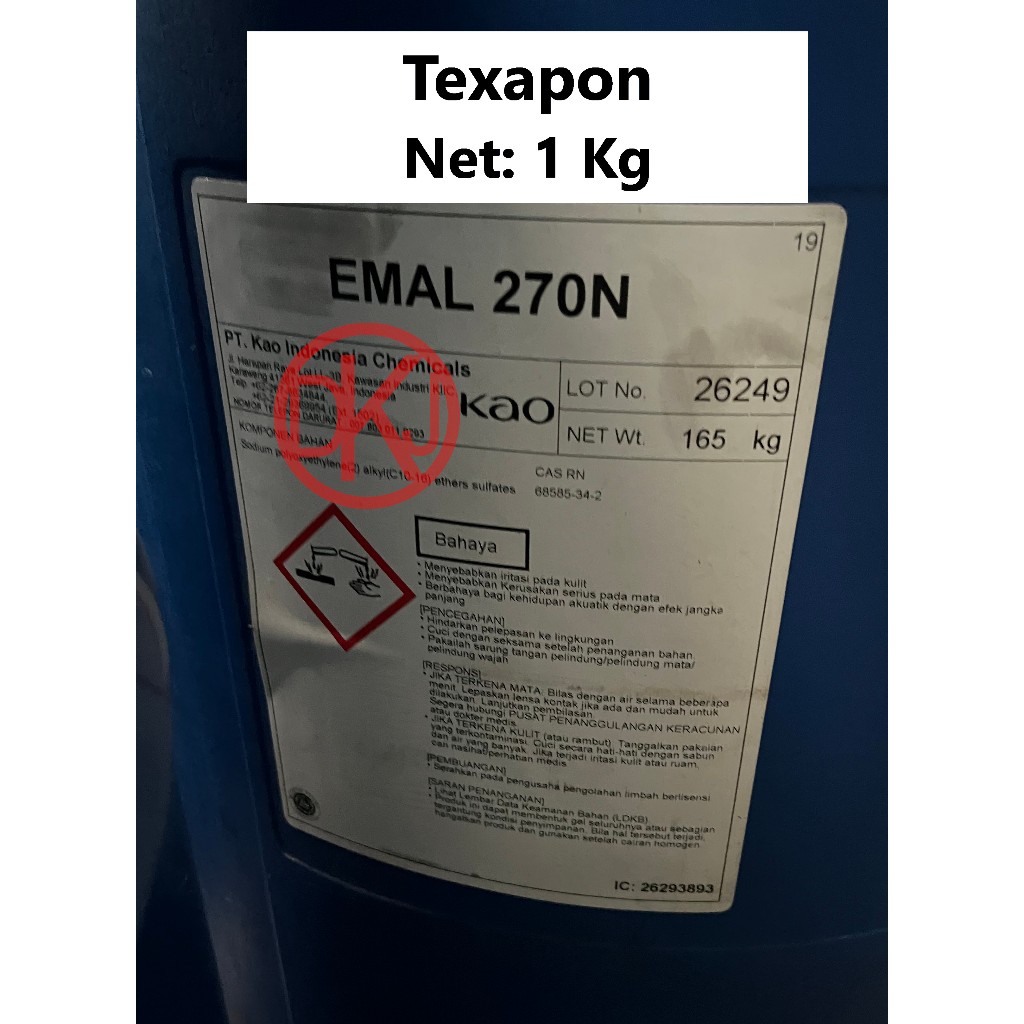 Texapon Emal 270 N Kao Repack 1 Kg