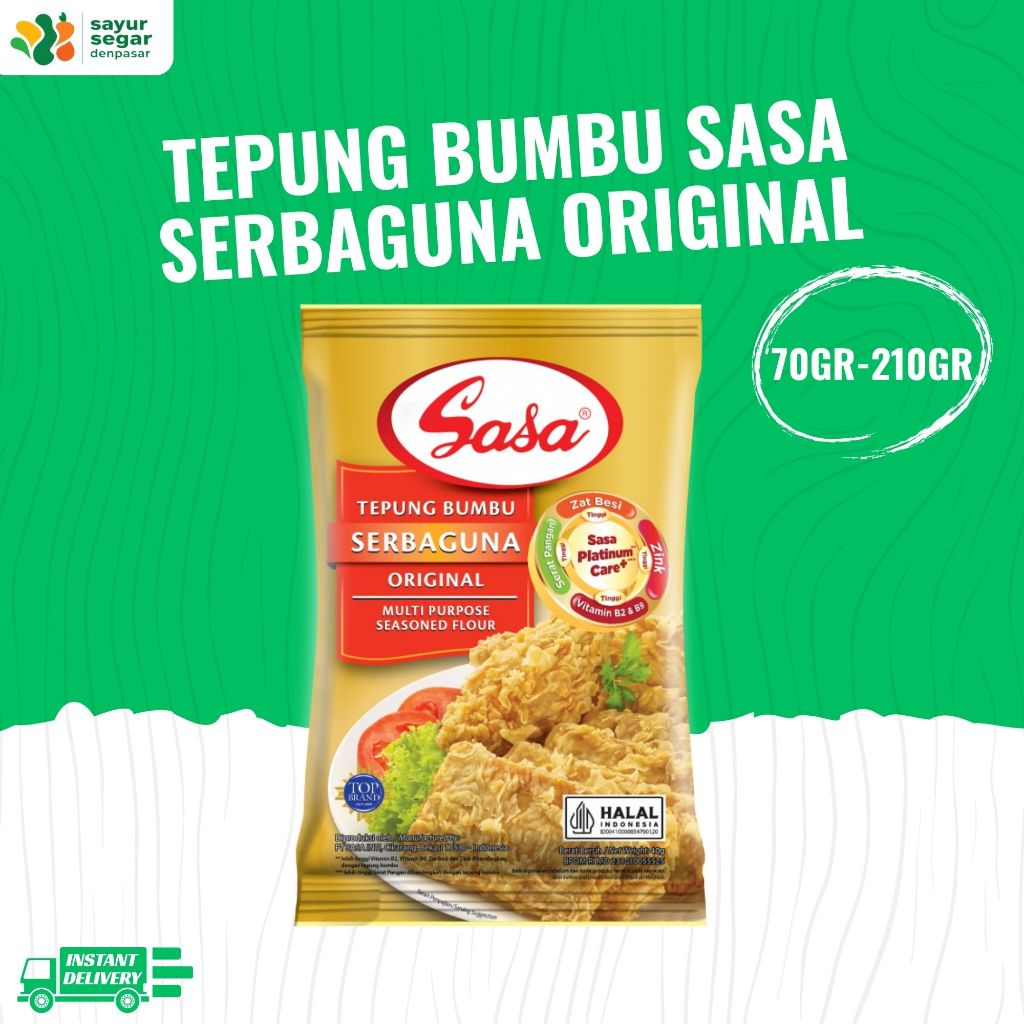 

Tepung Bumbu Sasa Serbaguna Original 70gr - 210gr - Sayur Segar Denpasar