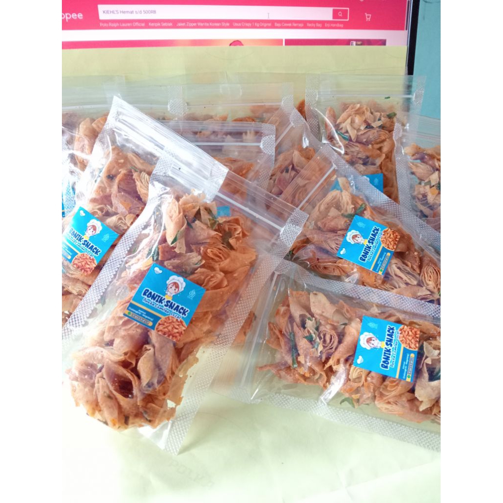 

paket usaha Kripik kulit lumpi yang bisa dijual lagi