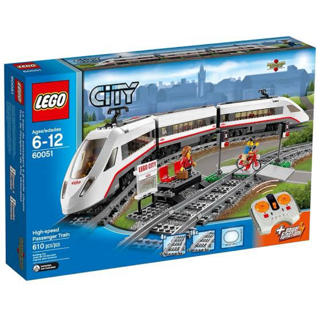 lego city 60051 high speed passenger train