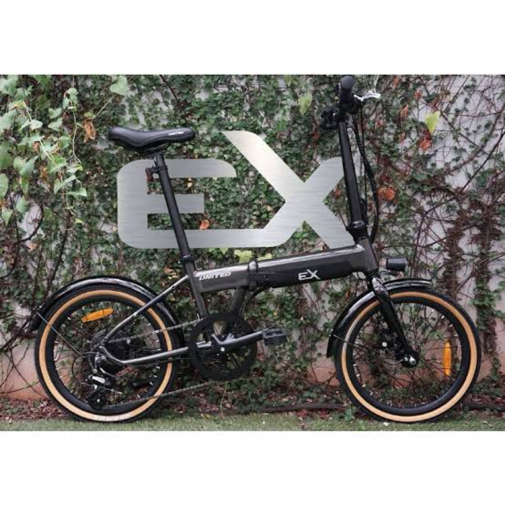 Sepeda Lipat Listrik Ebike Folding Bike 20 Inch United EX