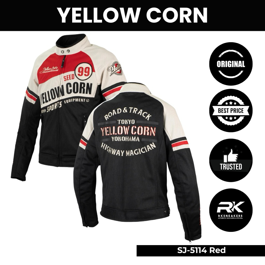 Yellow Corn Jacket SJ-5114 Red (Full Protector) 100% Authentic