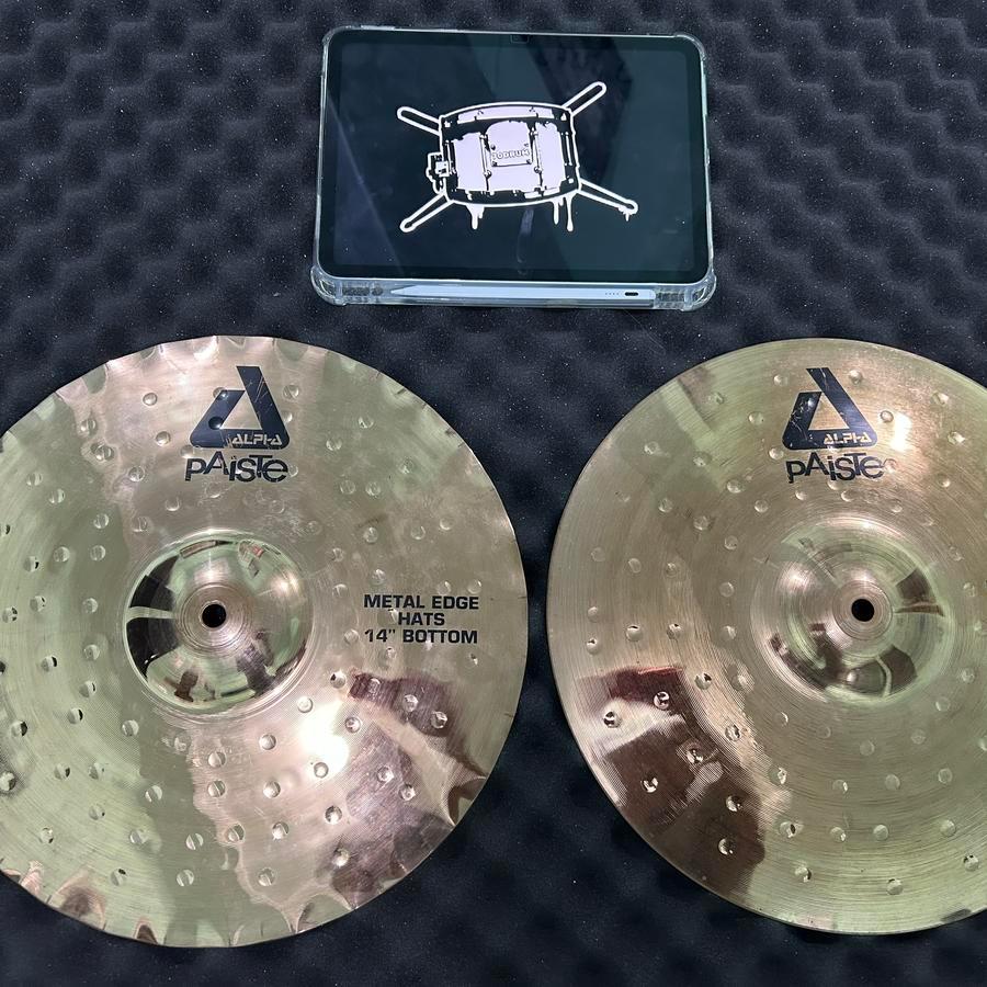 CYMBAL PAISTE ALPHA METAL EDGE 14 HI HAT CYMBAL