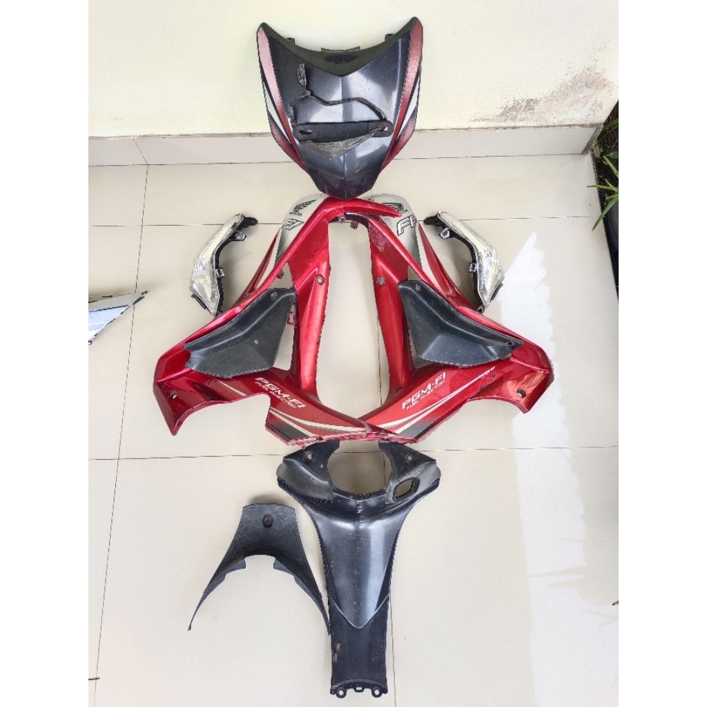 sayap set Honda Supra helm in original
