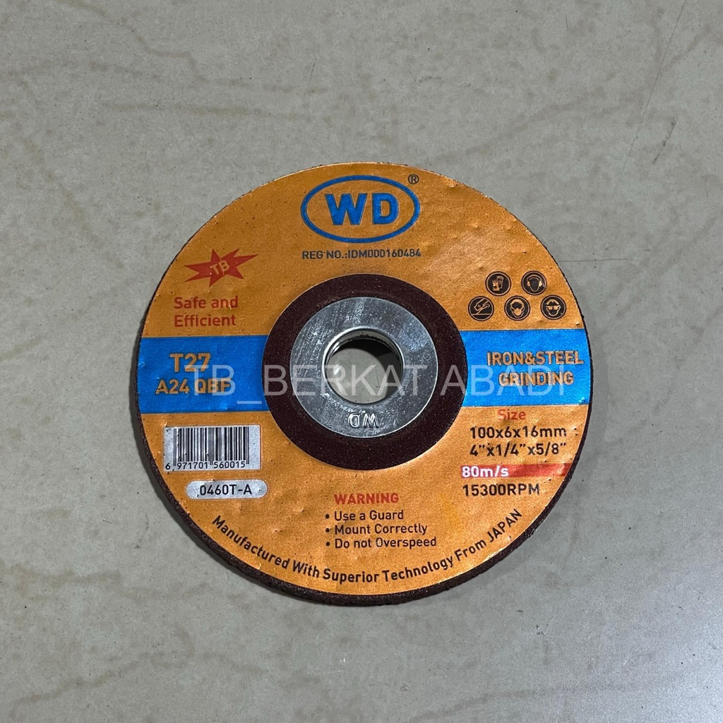 WD batu gurinda poles 4 X 6 / batu poles WD tebal