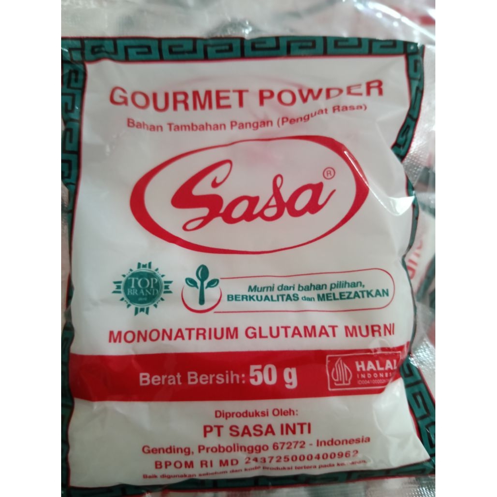 

Sasa 50 gram bumbu penambah lezat makanan