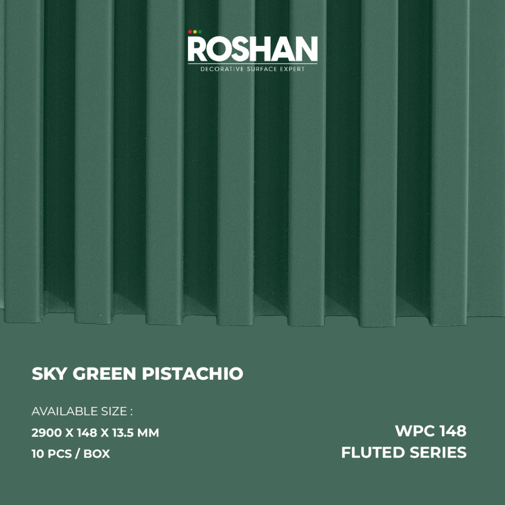 WALLPANEL FLUTED WPC ROSHAN 290 x 14,8 CM - 148 FLUTED -