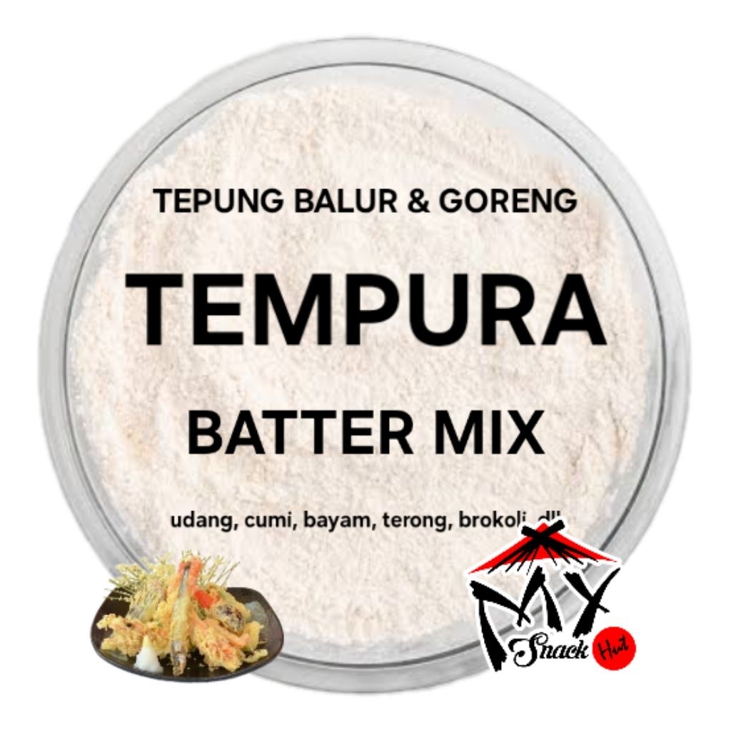 

TEPUNG TEMPURA 250GR BATTER MIX BALUR GORENG BASAH KERING UDANG CUMI SAYURAN EBI SHRIMP TERONG FLOUR