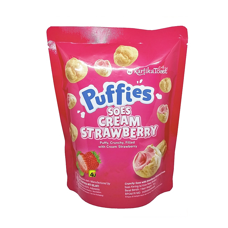 

Puffies Kartikasari soes cream strawberry 72gr