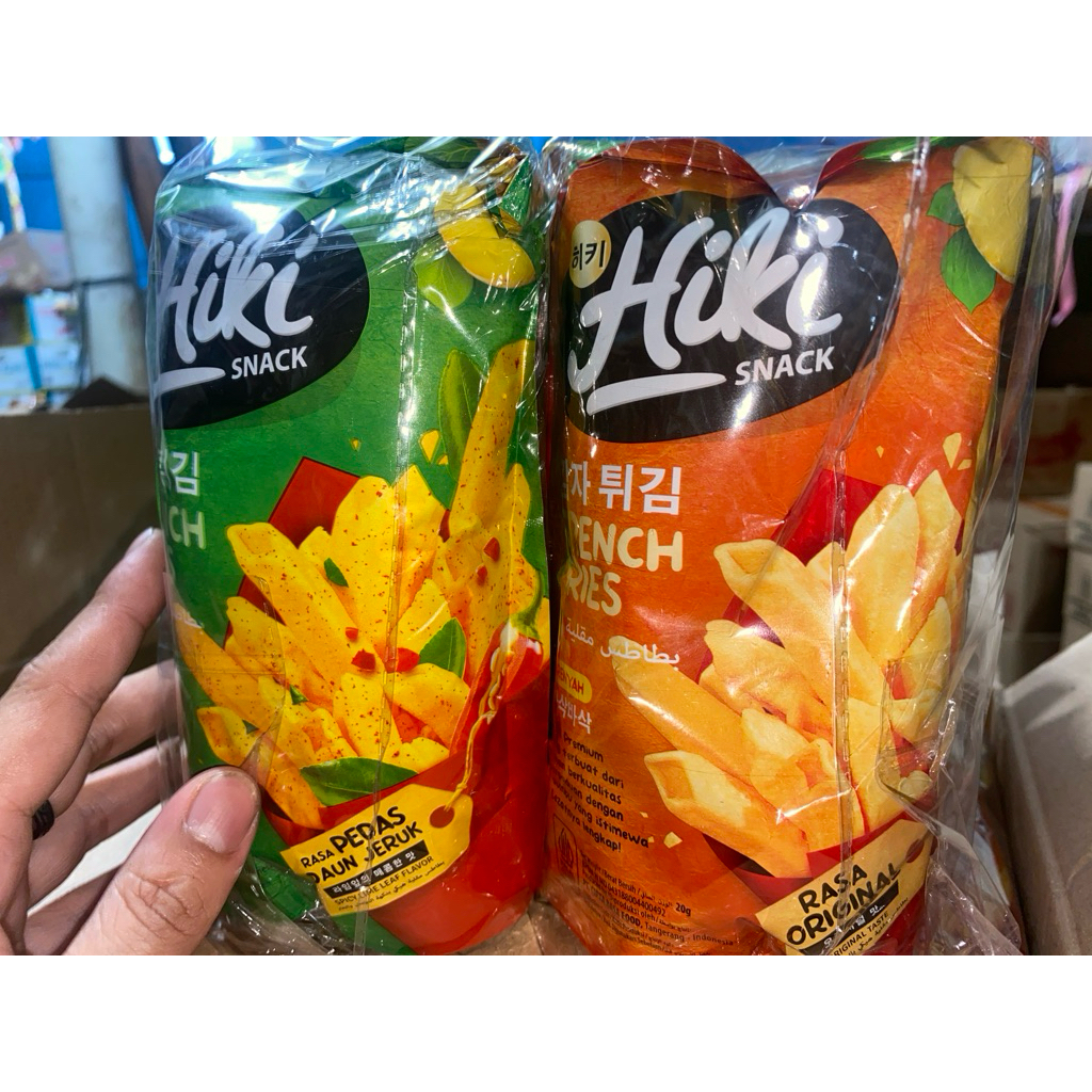 

Hiki Snack French Fries 1Pack isi 10Pcs @20Gr