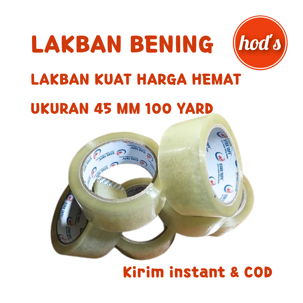 

LAKBAN EKONOMIS 45 MM x 100 YARD