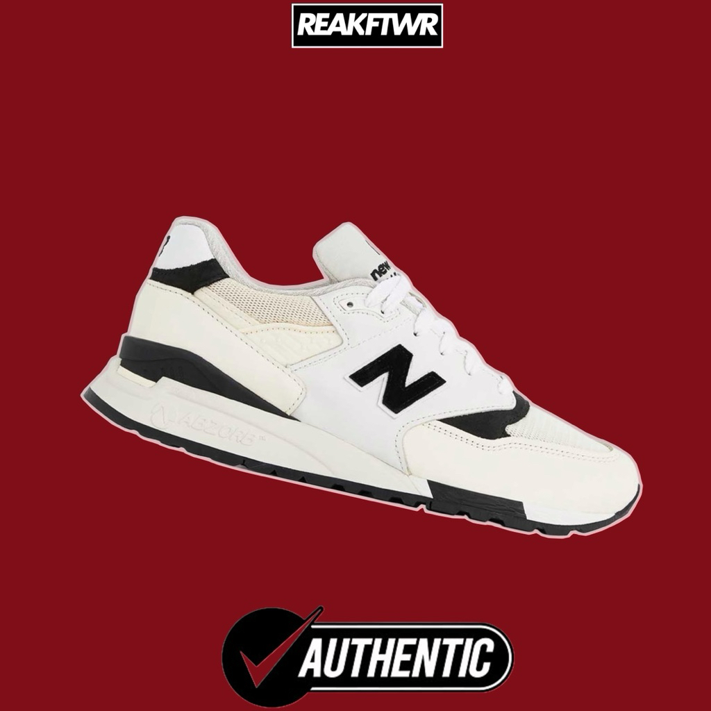 New Balance 998 MiUSA White Black 100% Authentic [U998TI]