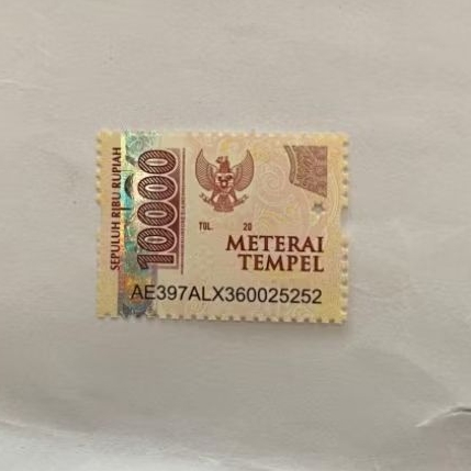

materai 10000 / matrai 10000
