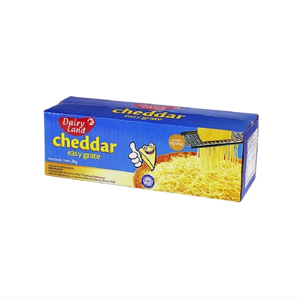 

Dairy Land | Cheddar Cheese Easy Grate | 4 x 2kg