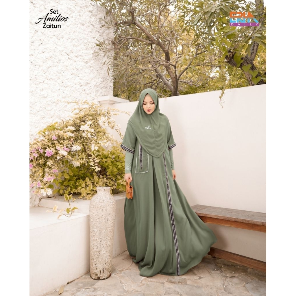 [ER.HA SYARI] GAMIS SYARI TERBARU SET Amilios By eR.Ha DAILY