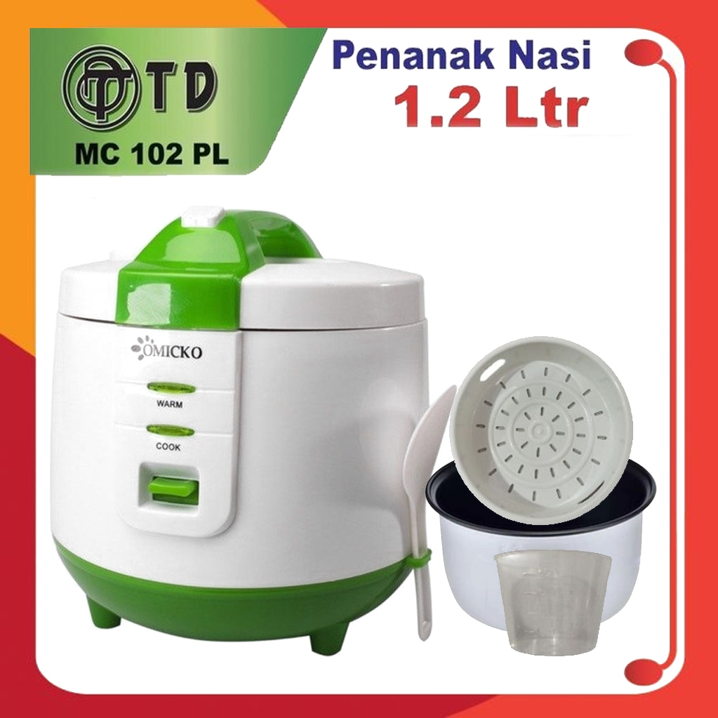 MAGIC COM TD ( 1.2 LITER ) RICE COOKER / MEJIKOM  ANTI LENGKET