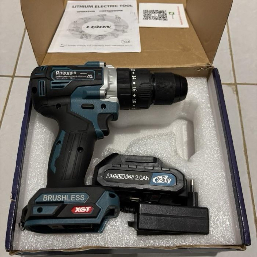 Dagmara Bor baterai cordless 13 mm preloved