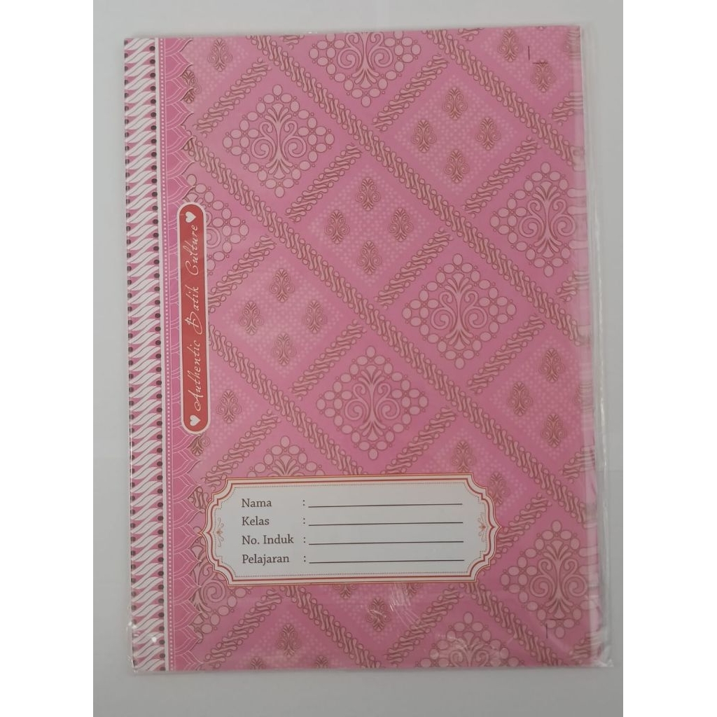 

SAMPUL KERTAS BATIK KWARTO ukuran buku tulis biasa 1 Pack isi (20 Pcs)