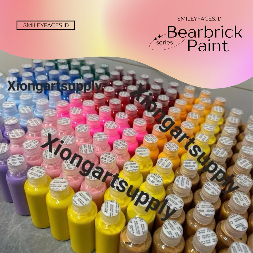 

BEARBRICK FLUID PAINT~ POURING ABSTRACT~ Cat Warna Bearbrick/ Keychain dengan berbagai pilihan warna