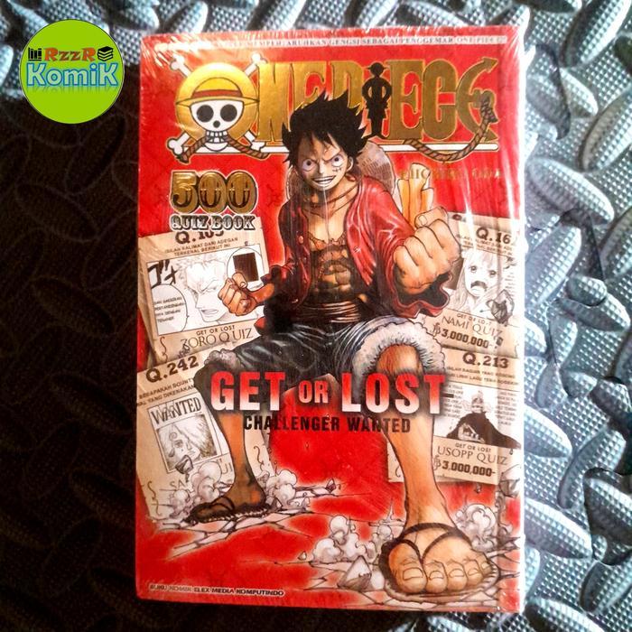 Komik One Piece 500 Quiz Book Get or Lost Challenger Wanted