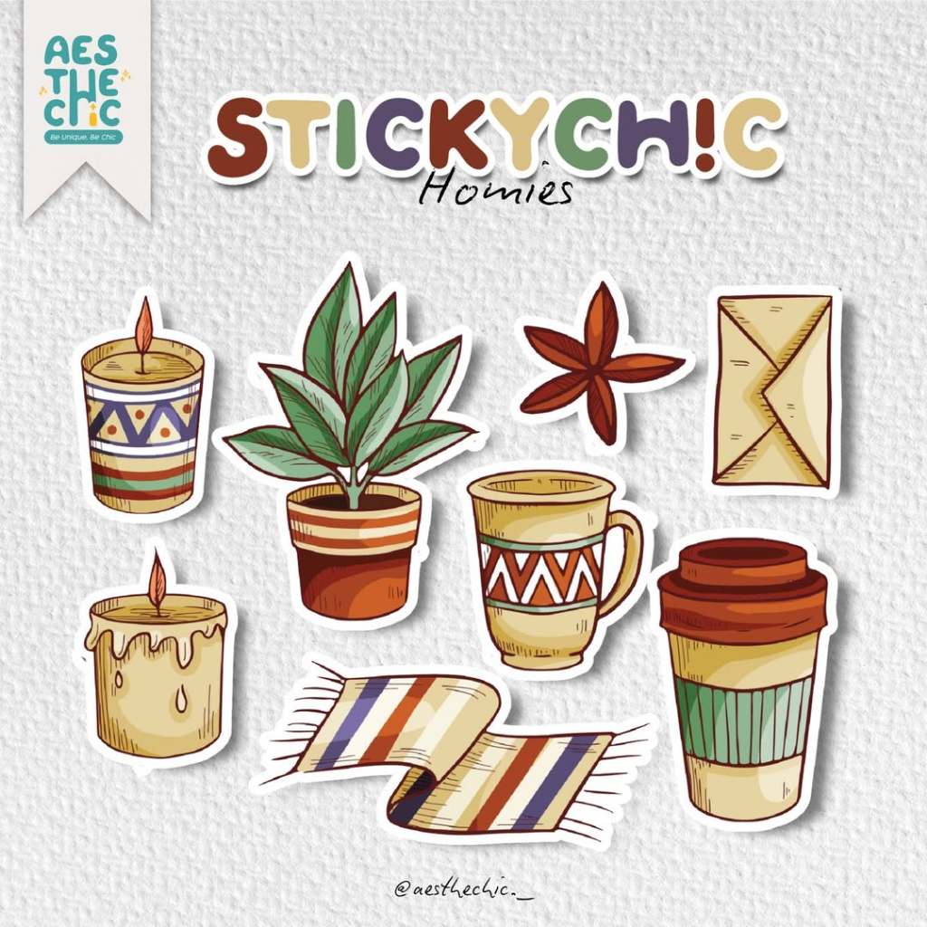 

Homies Stiker pack Cute Sticker Laminasi Aesthechic