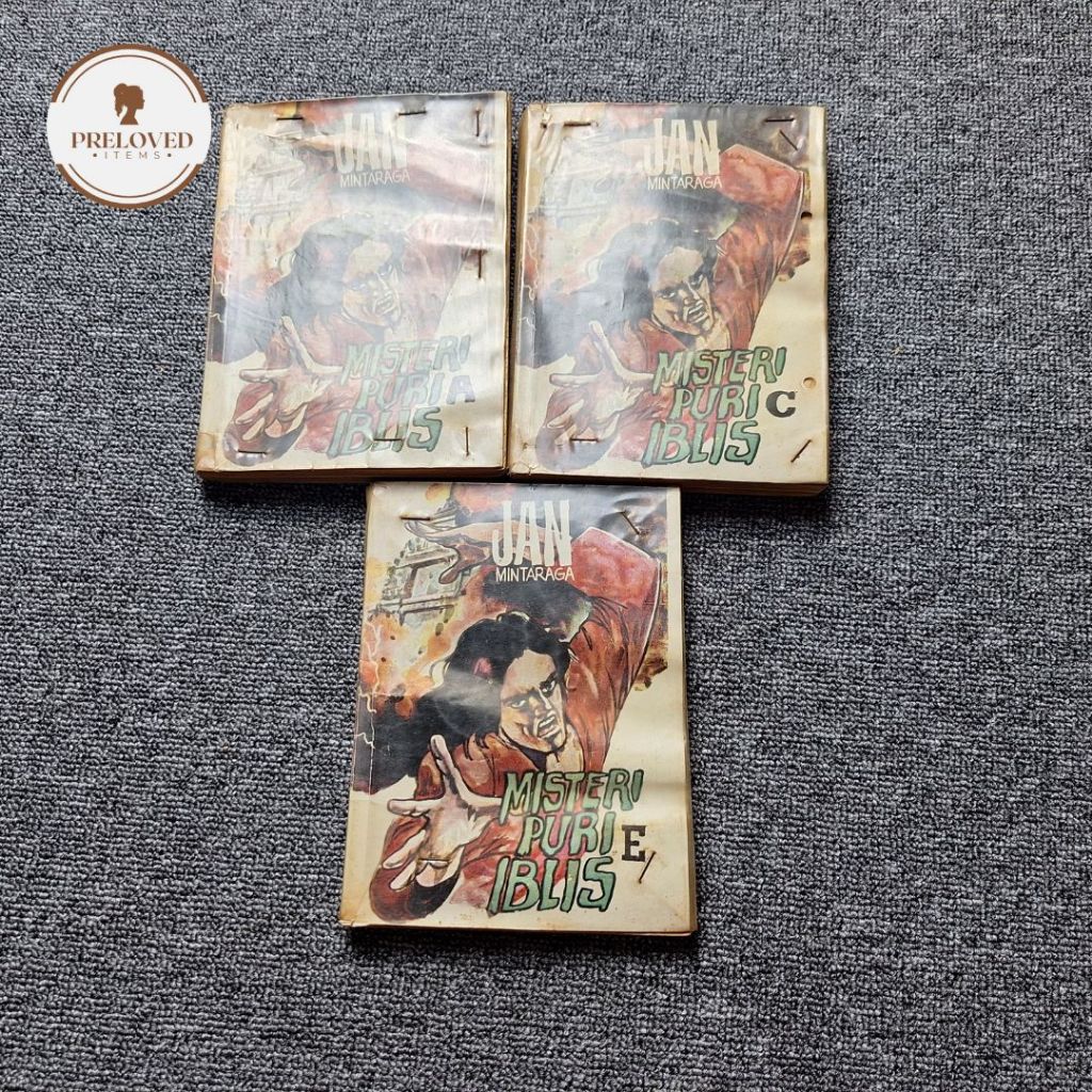 Komik Lawas Misteri Puri Iblis Jilid A-E (Tamat) Original karya Jan Mintaraga
