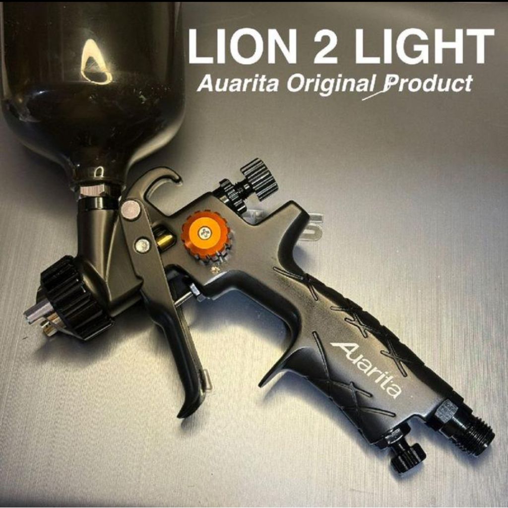 SPRAYGUN AUARITA LION 2 LIGHT HVLP ORIGINAL - NOZZLE 1.0MM