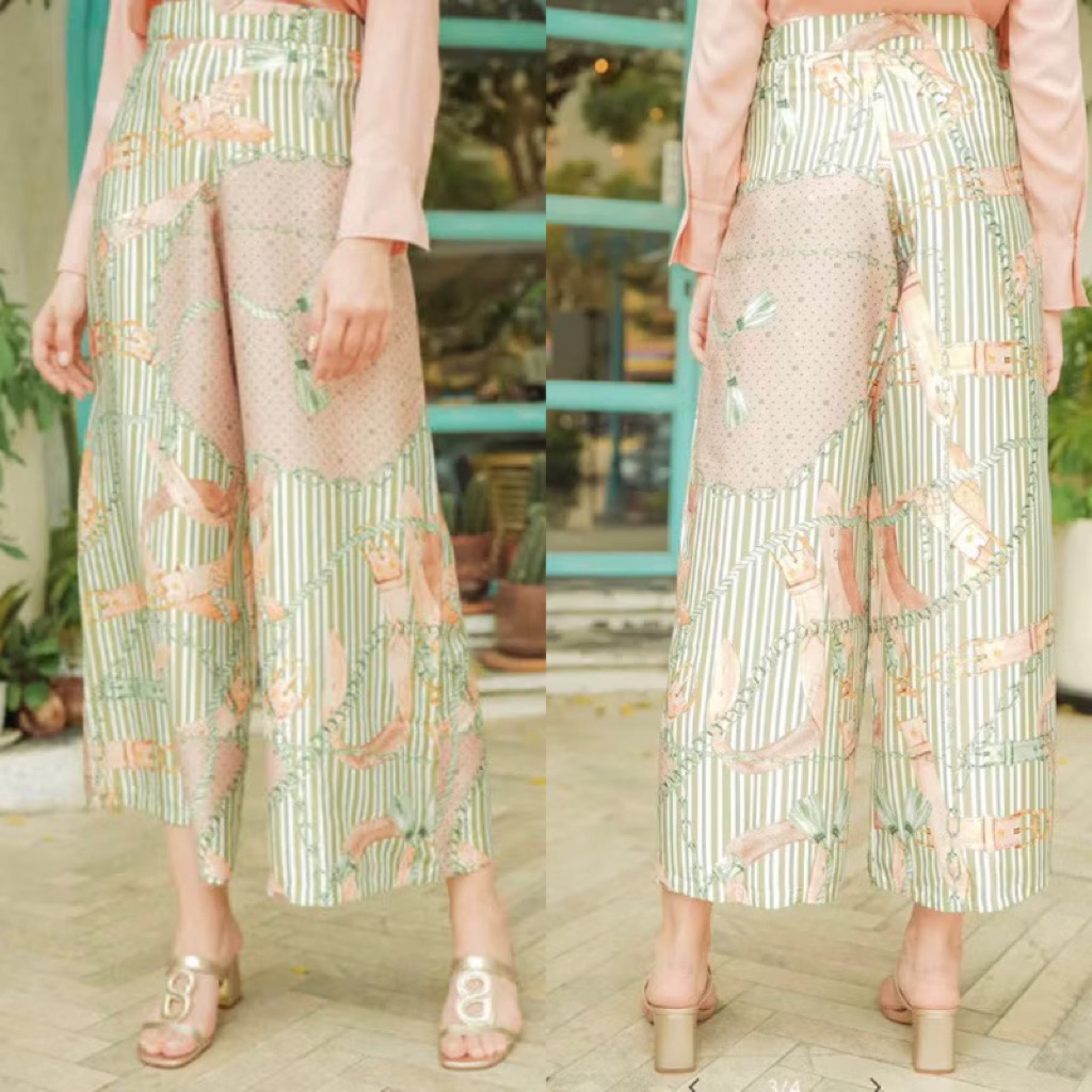 Benang Jarum Reina Soft Amber Shirt dan Amina Pants NEW WITH TAG